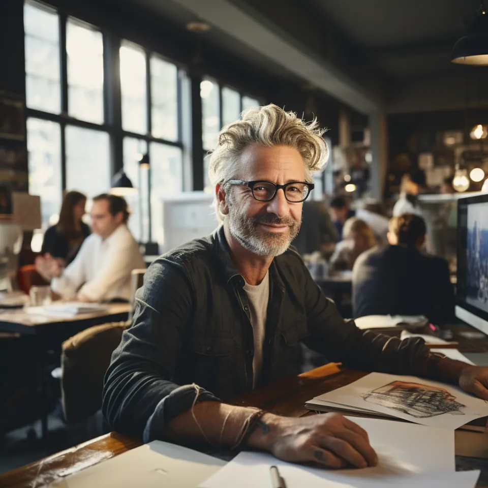 canalizador experiente português sorridente